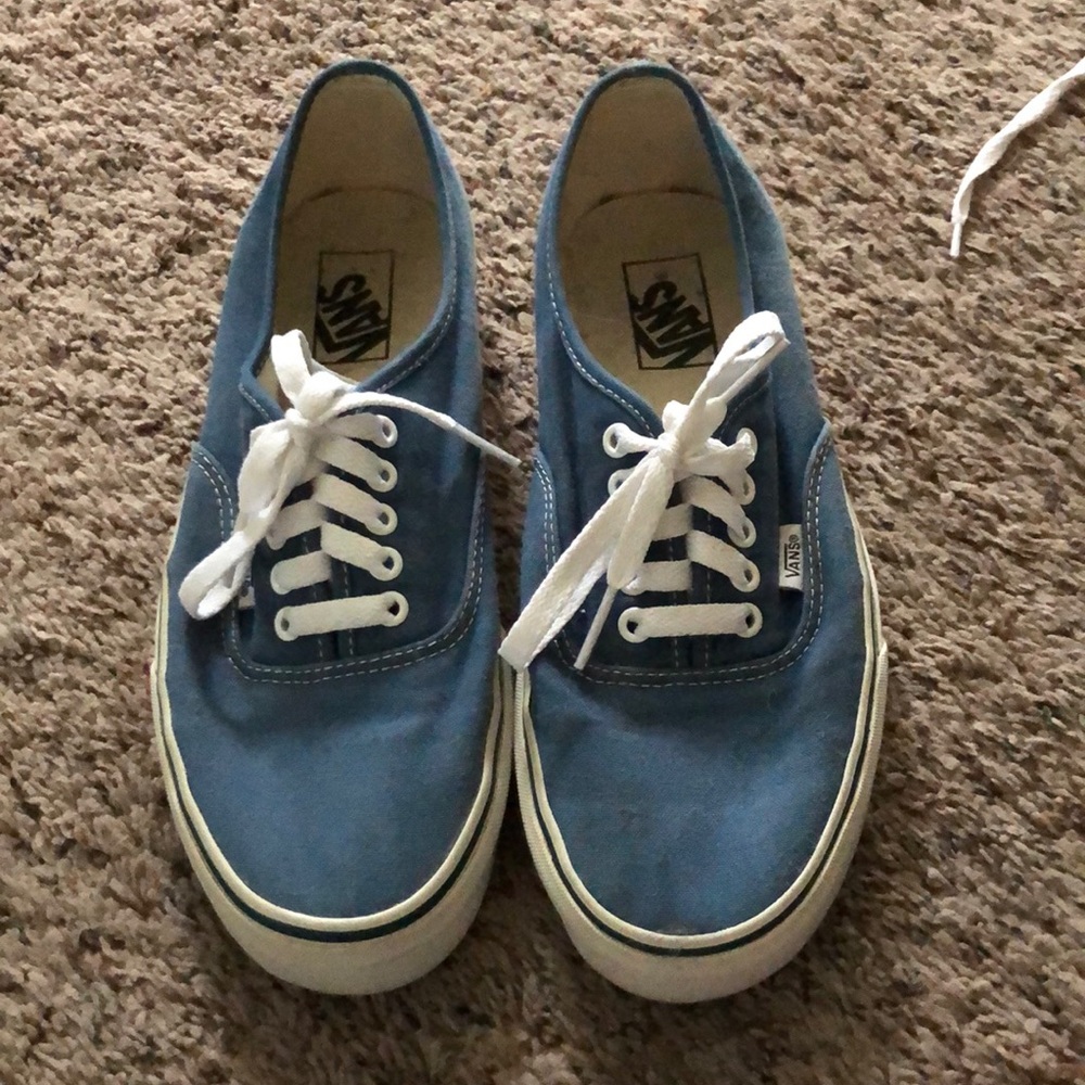 Authentic blue vans